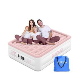 Sulduo 728944840291 Luxury Air Mattress Queen With Built In Pump 18ftft High Double Blow Up Mattre