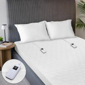 Msu6sqs-t000-11a00 Sunbeam Electric Premium Water Resistant Restful Quilted Heated Mattress Pad