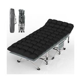 Bz-1734-214-n0418 Suteck Camping Cot Folding Bed For Adults Sleeping 120... Fast Ship