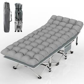 Bz-zdc280grgrv0-214 Suteck Camping Cot Folding Bed For Adults Sleeping 1200d Double