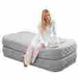 Tam-10635 Intex Twin Air Mattress 22 Supreme Flow Plush Bed Camping Built In Electric Pump 719363210635