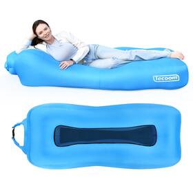 Ty001 Tecoom Inflatable Lounger Couch Air Sofa Hammock Waterproof Blow Full Blue
