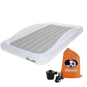 The Shrunks 626336850050 Twin Air Mattress Travel Bed For Kids And Adults With Pump Portable Inflatabl