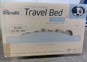 85004 The Shrunks - Toddler Travel Bed With Electric Pump And Bag Portable Matress New