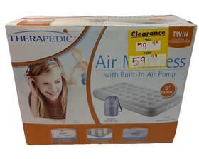 Therapedic 894088007770 Twin Size Air Mattress Built-in Pump And Storage Bag Bed Bath Beyond