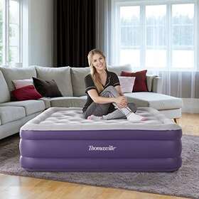 Thomasville 612650633639 Sensation Air Bed Mattress With Express Pump And Coil-in-coil Com