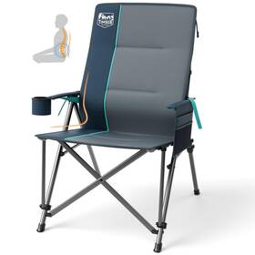 Timber Ridge 844093075749 Oversized Camping Chair With Lumbar Support Large Blue