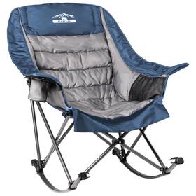 Tstroc1be Tisetrail Oversized Rocking Camping Chair Fully X-large/1 Pack Blue And Gray