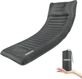Lg70 Tobtos Inflatable Camping Sleeping Pad With Pillow Thick 6 Single A-grey Lg70 Tobtos Inflatable Camping Sleeping Pad With Pillow Thick 6 Single A-grey