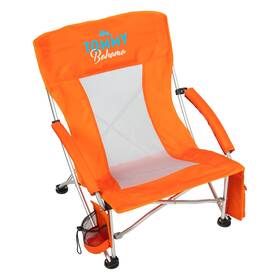Tommy Bahama 080958420242 Go-everywhere Folding Outdoor Chair With Carry Regular Orange