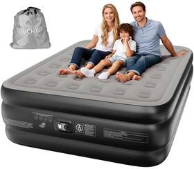 3-304na015-zjrj Touchxel Air Mattress Queen With Built In Pump 16 Inch Raised Inflatable Blo