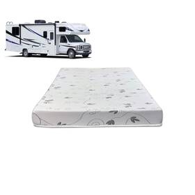 Rvg4t-80x34 Treaton 4-inch High-density Cooling Gel Memory Foam Rv Mattress Replacement