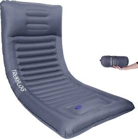 Ul140 Trekology Sleeping Pad For Camping Ultralight Backpacking Twin Grey