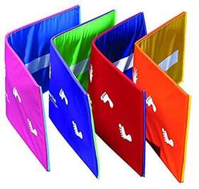 Tumbl Trak 849304000268 Cartwheel Beam Mat Pink And Light Blue 2ft X 6ft