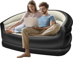 Twublk 313050751748 Double Inflatable Couch For Camping And Home - Portable Air Lounger