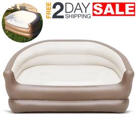 Txz Outdoor 707154871325 Portable Air Sofa Double Inflatable Chair For Adults Indoor Camping