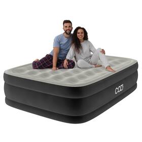 30040sc Tzumi 20 Inch Queen Air Mattress With Built-in Pump For Home Travel And Camping