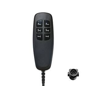 Hjh56 Uetmulik Bed Richmat 5 Pin Male Wired Remote Control Replacement For Linenspa Ad