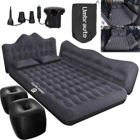 Umbrauto Air-2car-bb Inflatable Car Air Mattress For Suv Camping Truck Back Seat With Pump And Pillows
