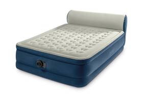 64459ww Un Brand Headboard 18 Inch Queen Dura-beam Deluxe Raised Air Bed Mattress With Built-in Pump