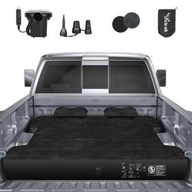Uel-tbam-6660-bk Uncle Elk Truck Bed Air Mattress Full Size Beds Inflatable Wit