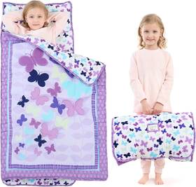 B0bpcf7j7c Uomny Toddler Nap Mat Girls Kids Mats With 53x21 Inch Butterfly