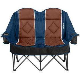 Uskchair2 Uskau Oversized Uslcamping Chair - 2 Person Portable Folding Outdoor Loveseat Navy