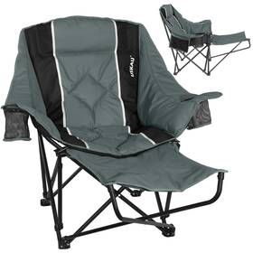 Uskchair3 Uskau Camping Chair With Removable Footrest Oversized Twilight Gray
