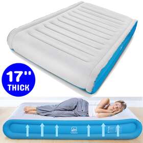 Gc0104c Valwix 17ftft Queen King Air Mattress Inflatable Airbed For Home Travel 660 Lbs