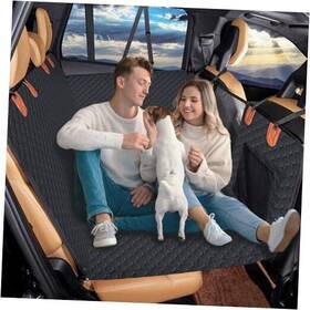 Swcwd-01 Varonghkoo Back Seat Extender Dog Car Cover For Bed Inflatable Black