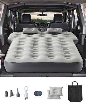 Vevor 197988511816 Car Air Mattress Inflatable Camping Travel Bed Sleeping Pad Built