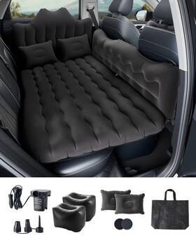 Vevor 197988511939 Car Air Mattress Inflatable Camping Bed Sleeping Pad Built In Pump