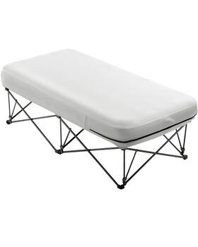 Bf001 Vevor Air Mattress With Frame And Pump 1 Person Blow Up Camping 300lbs