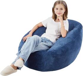 Sm-ss-05 Vevor Bean Bag Chair 3 Feet With Soft Armrests And Ft Blue