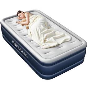 Vf-hb002 Visfapaer Twin Air Mattress With Built In Pump Raised 18ftft High Inflatable El