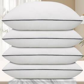 Pillows-s-4 Vorouhals Hotel Collection Bed Pillows For Sleeping 4 Pack Standard Size Cooling Pillow