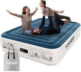 Vosser 300481415615 Queen Air Mattress With Built-in Pump Fast And Easy Inflation/deflation