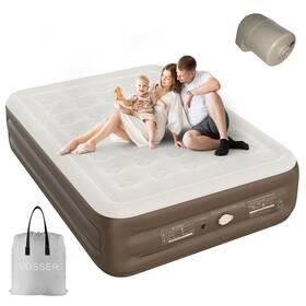 Vosser 717023959276 Air Mattress Queen With Built-in Pump15ftft In High Self Inflatable Wi