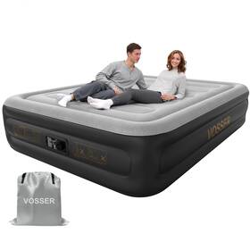 Vb-z6018 Vosser Air Mattress Queen With Built In Pump 18ftft Inflatable 2 Mins Self- Inch