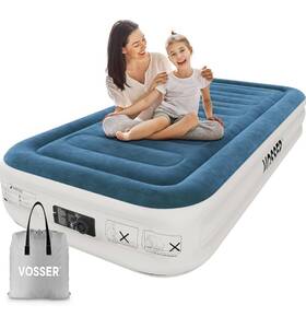 Vosser-h-t02 Vosser Twin Air Mattress With Built-in Pumpfast And Easy Inflation/deflation Inflatabl