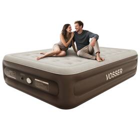 Vosser-q-18 Vosser Queen Size Airbed With Detachable Rechargeable Pump - For Camping And Home Use