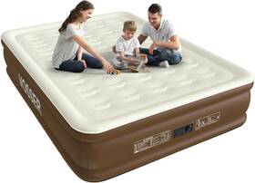 Vosser-q01 Vosser Queen Air Mattress With Built-in Pump Plush 18ftft Self Inflatable