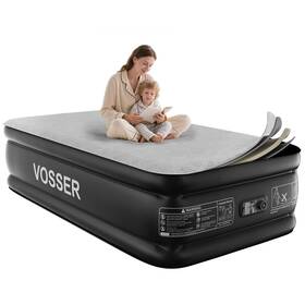 Vr-56a Vosser Twin Air Mattress With Built-in Pump 18ftft Foam Topper Blow Up Luxury