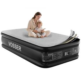 Vr-58a Vosser Twin Air Mattress With Built-in Pump Foam Topper Blow Up Thicker Inch
