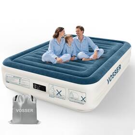 Vr-l7618 Vosser King Air Mattress With Built In Pump 18ftft Inflatable 2 Mins Self-inf