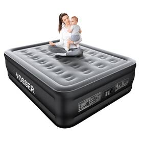 Vr-qh-t5418 Vosser Air Mattress Full With Built In Pump 18 Raised Blow Up Self Inflata