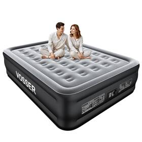 Vr-qh-t6018 Vosser Air Mattress Queen With Built In Pumpblow Up 3 Mins18ftft Raised Se