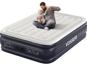 Vr-s5418 Vosser Full Size Air Mattress With Built-in Pump 18 Inch Inflatable New
