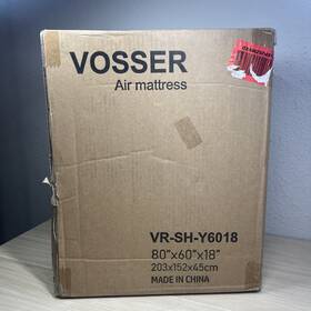 Vr-y6018 Vosser Queen Air Mattress With Built-in Pump 80 Inch X60 X18 Silver