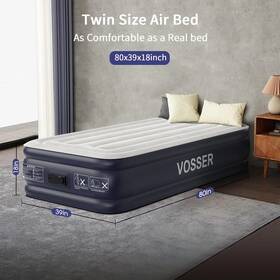 80x39x18in Vosser Vr06 Twin Air Mattress